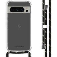 imoshion Coque arrière transparente avec cordon Google Pixel 8 Pro - Noir & Doré