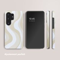 Selencia Coque arrière Vivid avec MagSafe Samsung Galaxy S26 Ultra - Desert Waves Beige