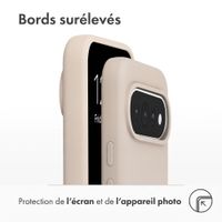 Accezz Coque Liquid Silicone avec MagSafe Google Pixel 11 / 11 Pro / 10 / 10 Pro - Stone