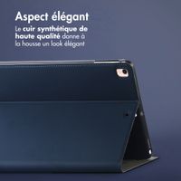 Accezz Coque tablette Classic Apple iPad 6 (2018) 9.7 pouces / iPad 5 (2017) 9.7 pouces / Air 2 (2014)/Air 1 (2013) - Bleu foncé