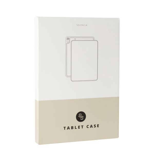 Selencia Coque tablette Vivid Apple iPad Air 11 pouces (2026) M4 / (2025) M3 / (2024) M2 / Air 5 (2022) / Air 4 (2020) - Art Wave Black