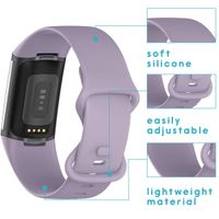 imoshion Bracelet silicone Fitbit Charge 5 / 6 - S - Lavande