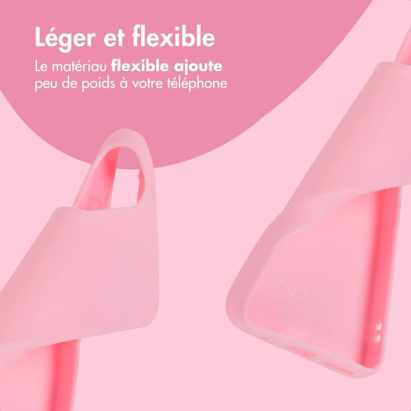 imoshion Coque Couleur Motorola Moto G05 / E15 - Bubblegum Pink