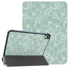 imoshion Coque tablette Design Trifold Apple iPad 11 (2025) 11 pouces A16 / iPad 10 (2022) 10.9 pouces - Botanica