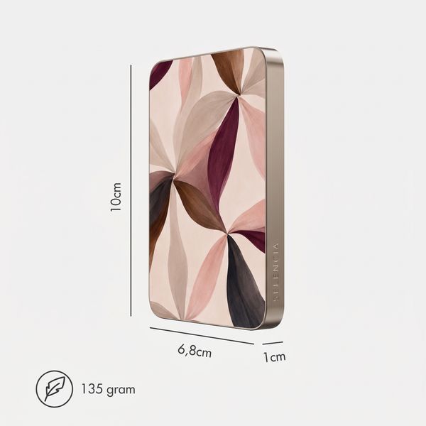 Selencia Powerbank Vivid 5 000 mAh - MagSafe et Qi - Desert Gold / Silk Spirit