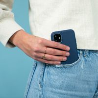 imoshion Coque Couleur Apple iPhone 12 Pro Max - Bleu foncé