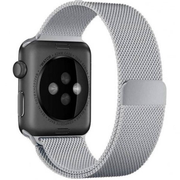 WiWu Bracelet milanais Apple Watch | 44/45/46/49 mm - Argent