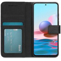 imoshion Étui de télephone portefeuille de luxe Xiaomi Redmi Note 10 (4G) / Note 10S - Noir