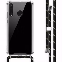 imoshion Coque arrière transparente avec cordon Huawei P30 Lite - Noir & Doré