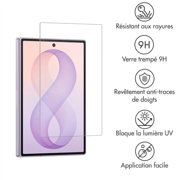 Accezz Protection d'écran en verre trempé Samsung Galaxy Z Fold 8