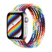 Apple Bracelet Solo tressé Apple Watch | 44/45/46/49 mm - Taille 5 - Pride Edition