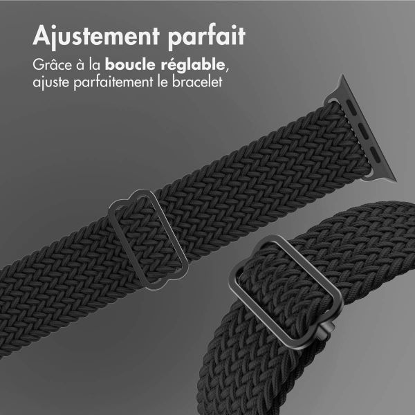imoshion Bracelet nylon tissé Apple Watch | 38/40/41/42 mm - Noir