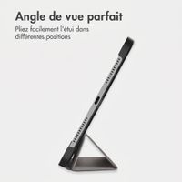 imoshion Coque tablette Trifold Samsung Galaxy Tab A11 Plus - Gris