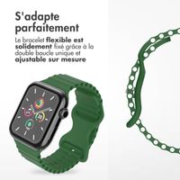 imoshion Bracelet Athletic en silicone Apple Watch | 38/40/41/42 mm - Vert foncé