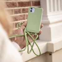 imoshion Coque de couleur avec cordon amovible Apple iPhone 12 (Pro) - Vert