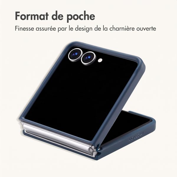 imoshion Coque Color Guard avec MagSafe Samsung Galaxy Z Flip 8 - Bleu foncé
