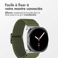 imoshion Bracelet en nylon élastique Samsung Galaxy Watch 8 (40/44mm) / Classic (46mm) - Vert