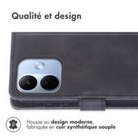 imoshion Etui de télephone portefeuille avec cordon Xiaomi Redmi Note 17 Pro Max - Noir