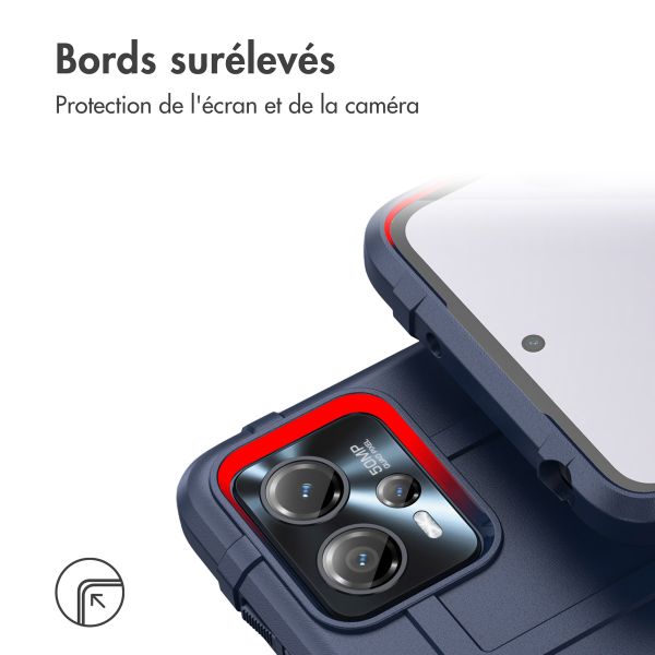 imoshion Coque Rugged Shield Motorola Moto G13 / G23 - Bleu foncé