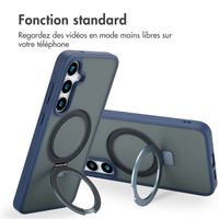 Accezz Coque Ring Stand avec MagSafe Samsung Galaxy S24 Plus - Bleu
