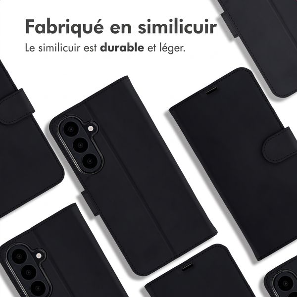 Accezz Étui de télephone Wallet Samsung Galaxy S26 FE - Noir