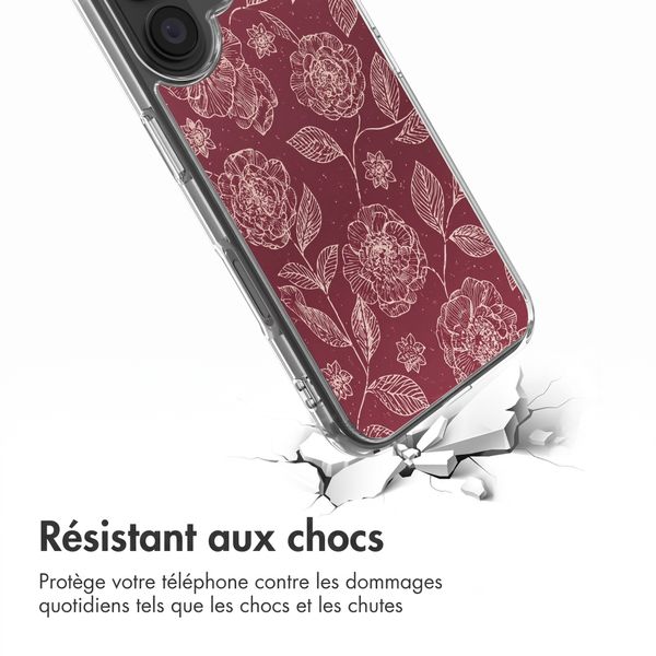 imoshion Coque Design Apple iPhone 16 - Deep Rose
