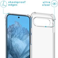 imoshion Coque arrière transparente avec cordon Google Pixel 9 / 9 Pro - Noir / Or