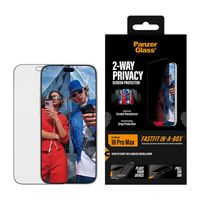 PanzerGlass Ultra Wide Fit FastFit in-a-box Protection d'écran Privacy Apple iPhone 18 Pro Max