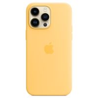 Apple Coque en silicone MagSafe Apple iPhone 14 Pro Max - Sunglow