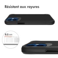 imoshion Rugged Hybrid Carbon Case Apple iPhone 12 Mini - Noir