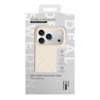iDeal of Sweden Coque Soft Swirl Silicone MagSafe Apple iPhone 17 Pro - Cloud Dancer
