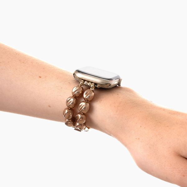 iDeal of Sweden Beaded Watch Band Apple Watch | 38/40/41/42 mm - Salted Caramel Pearl