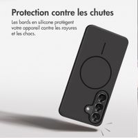 imoshion Coque arrière Color avec Thin MagSafe Ring Samsung Galaxy S26 - Noir