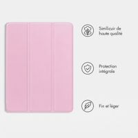 imoshion Coque tablette Trifold Apple iPad 11 (2025) 11 pouces A16 / iPad 10 (2022) 10.9 pouces - Rose