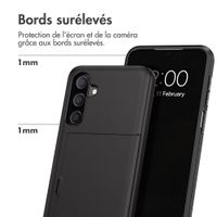 imoshion Coque arrière avec porte-cartes Samsung Galaxy A27 (5G) - Noir