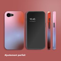Selencia Coque arrière Vivid avec MagSafe Apple iPhone 17e / 16e - Gradient Soft Blush
