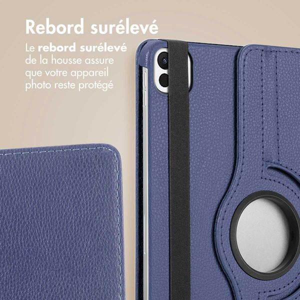 imoshion Coque tablette rotatif à 360° Apple iPad Pro 11 (2020/2021/2022) - Bleu foncé