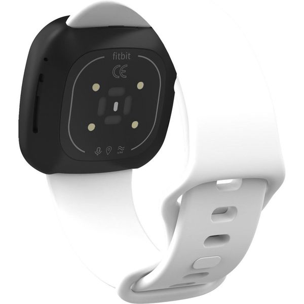 imoshion Bracelet sport en silicone Fitbit Versa 4 / 3 / Sense (2) - Blanc