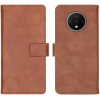 imoshion Étui de télephone portefeuille de luxe OnePlus 7T - Marron