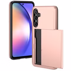 imoshion Coque arrière avec porte-cartes Samsung Galaxy A55 - Rose Doré