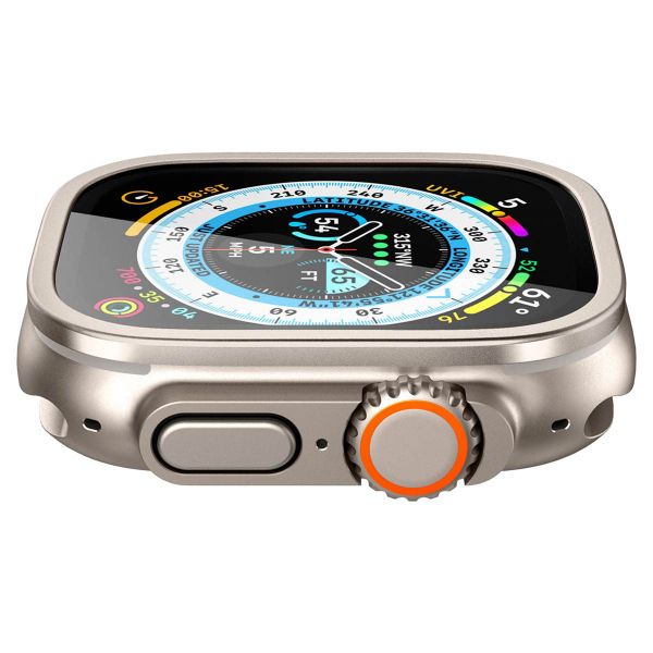 Spigen Protection d'écran Glas.tR Slim Pro Apple Watch Ultra 1 / 2 - 49 mm - Titanium