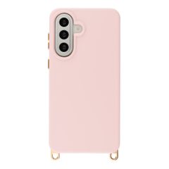 Selencia Coque arrière Rivièra avec MagSafe avec crochets amovibles Samsung Galaxy A57 (5G) - Sorbet Pink