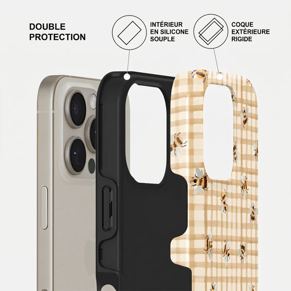 Burga Coque Tough MagSafe Apple iPhone 16 Pro - Honeycomb