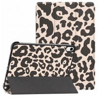 imoshion Coque tablette Design Trifold Apple iPad 11 (2025) 11 pouces A16 / iPad 10 (2022) 10.9 pouces - Leopard