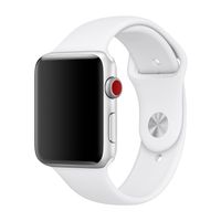 Apple Bracelet Sport Apple Watch | 38/40/41/42 mm - Taille M/L - Blanc