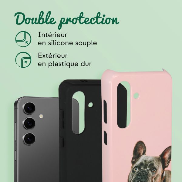 Concevez votre propre coque Tough Samsung Galaxy S24 Plus - Blanc