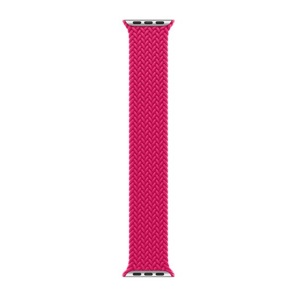 Apple Bracelet Solo tressé Apple Watch | 38/40/41/42 mm - Taille 5 - Raspberry