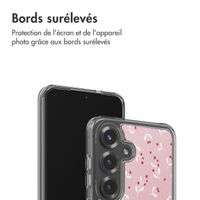 imoshion Coque Design Samsung Galaxy S25 - Berries Blush