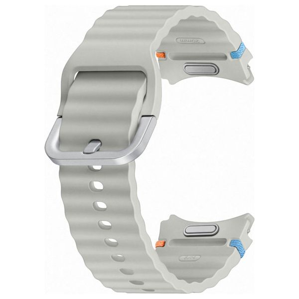 Samsung Bracelet Sport original Samsung Galaxy Watch 4 / 5 / 6 / 7 / FE (20 mm) - Taille S/M - Argent