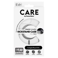 CARE by PanzerGlass Coque Kickstand MagSafe Apple iPhone 16 Pro - Silver